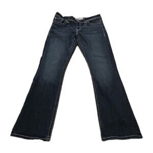 BKE The Buckle Dakota Boot Cut Jeans Women’s Size 31 R Regular Medium Dark Wash